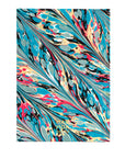 A5 Marbled Journal - Abalone Feather