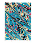 A5 Marbled Journal - Abalone Feather