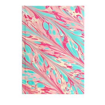 A5 Marbled Journal - Pastels Feather
