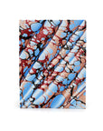 Marbled Journal - Spanish Wave - Burgundy & Blue