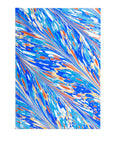 Marbled Journal - Blue, Gold & Copper