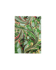 Marbled Journal - Green, Gold & Pink