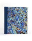 Marbled Photo Album - Indigo & Wine