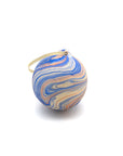 Ceramic Bauble - Blue, Gold & Copper