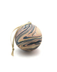 Ceramic Bauble - Rose & Navy