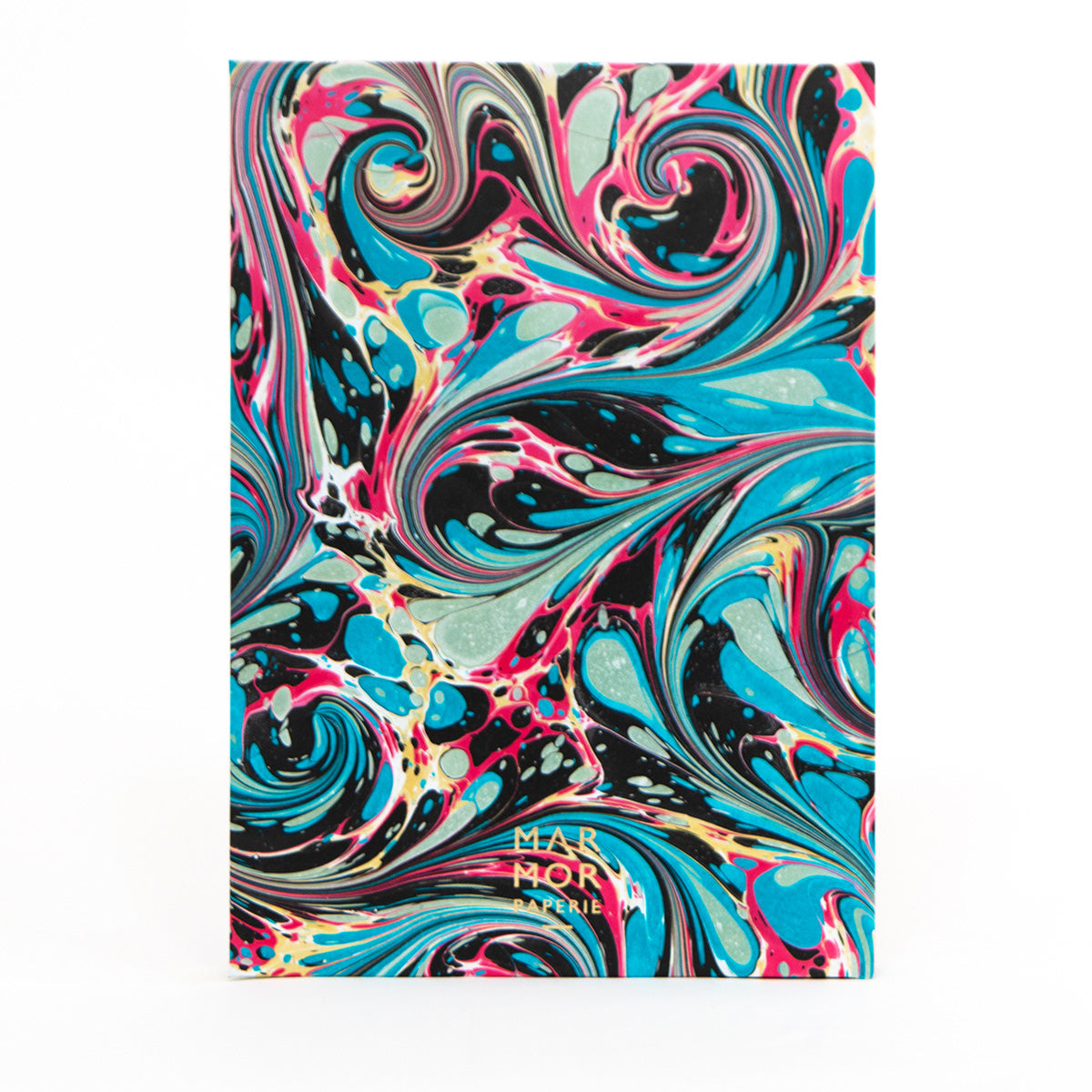 A5 Marbled Journal - Abalone Swirl