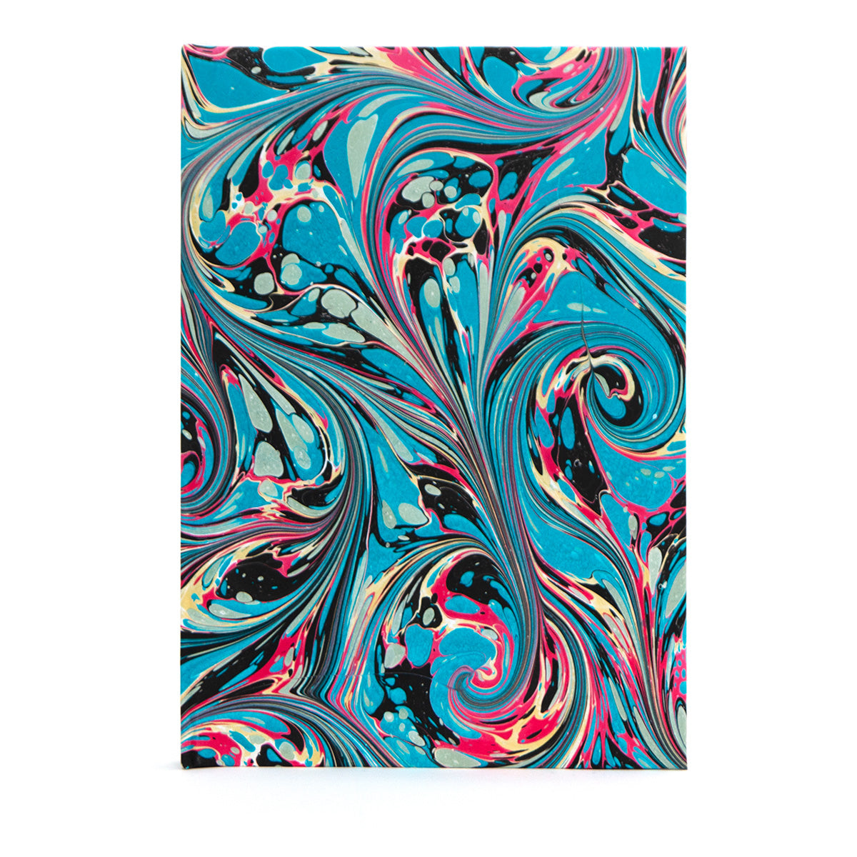 A5 Marbled Journal - Abalone Swirl