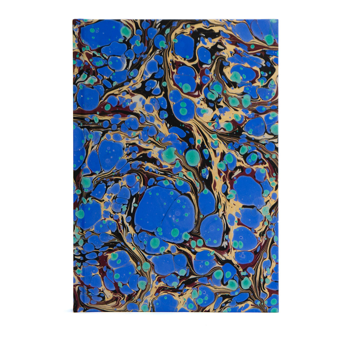 A5 Marbled Journal - Indigo & Wine Stone