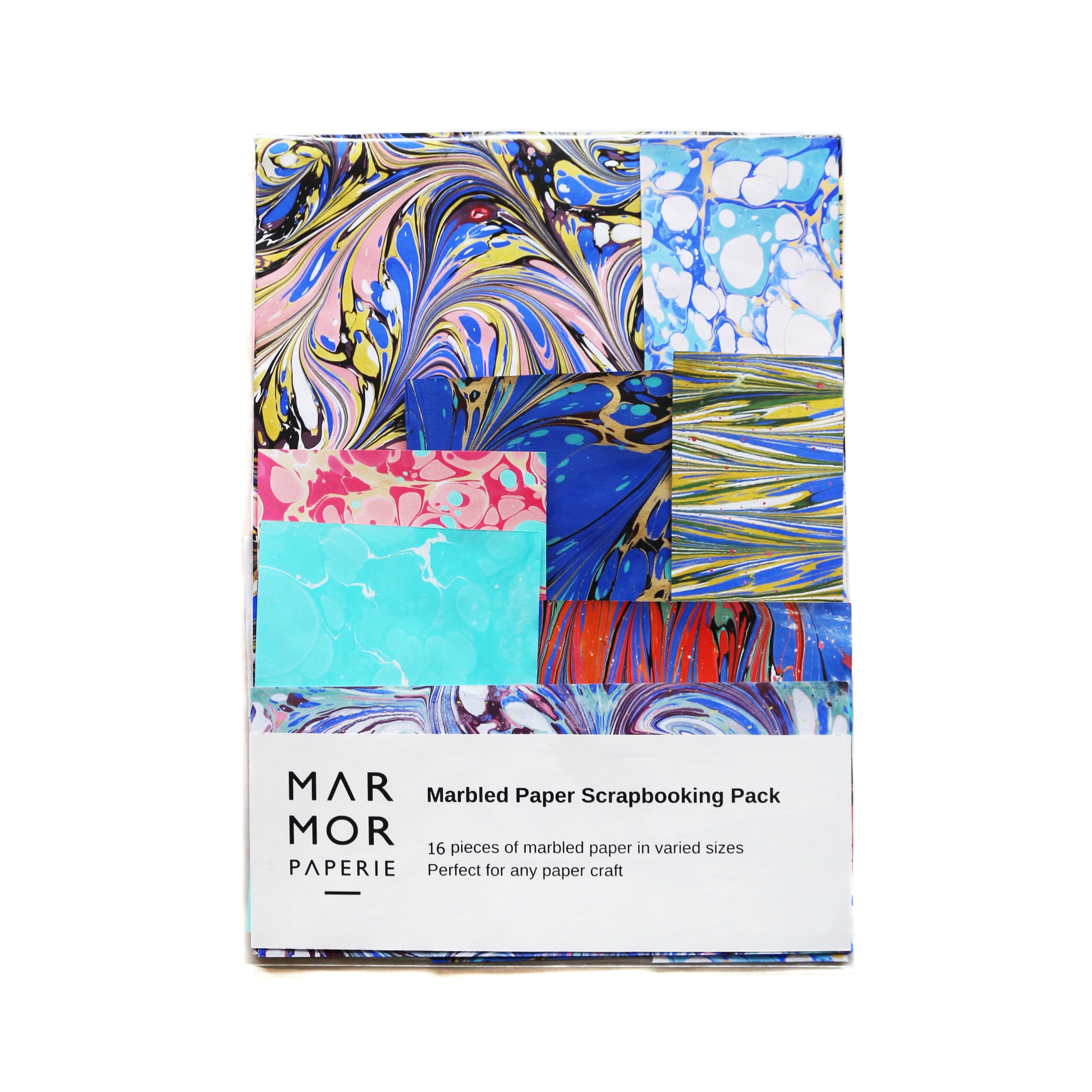 Marbled Paper Scrapbooking Pack