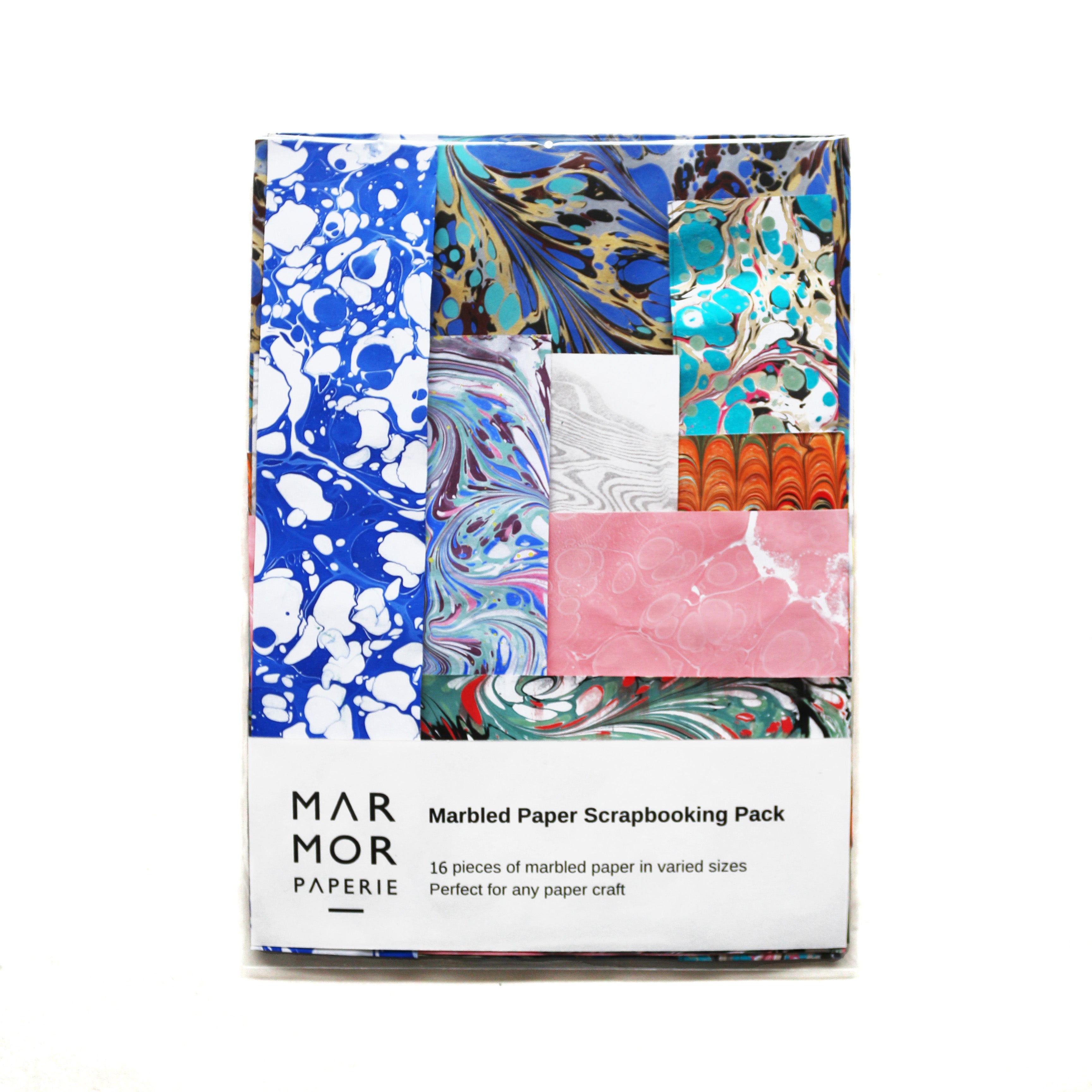 Marbled Paper Scrapbooking Pack