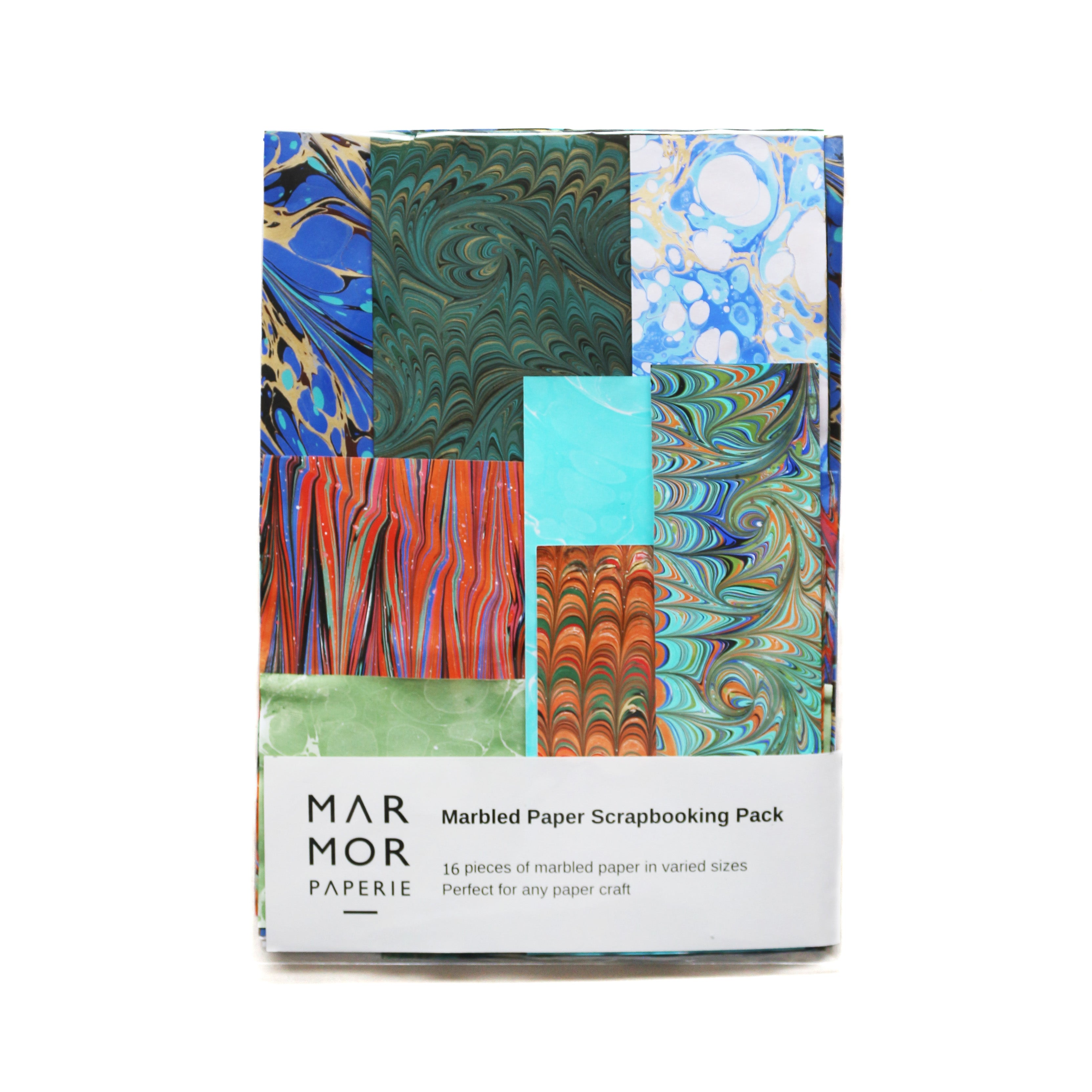 Marbled Paper Scrapbooking Pack