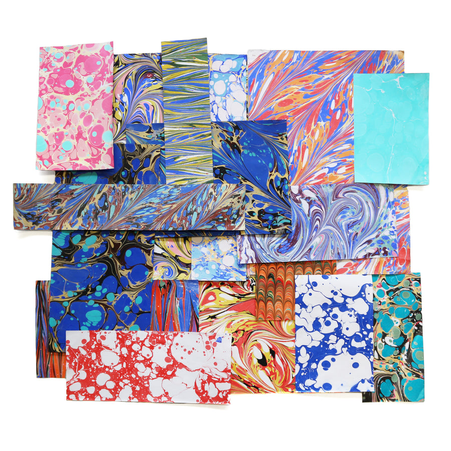 Marbled Paper Scrapbooking Pack