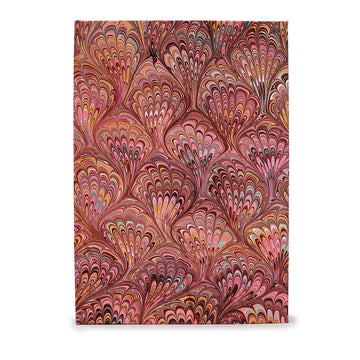 A5 Marbled Journal - Bouquet - Pink & Peach