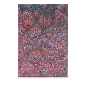 A5 Marbled Journal - Bouquet - Pink & Teal