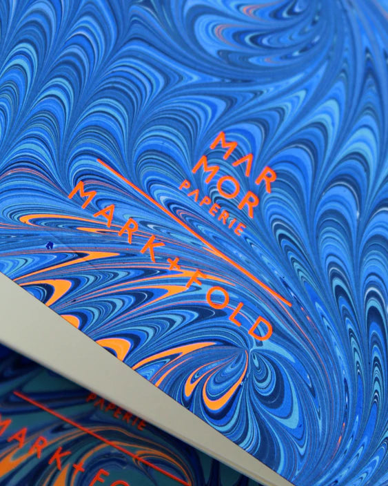 Pair of Wave Marbled Notebooks A5 & A6