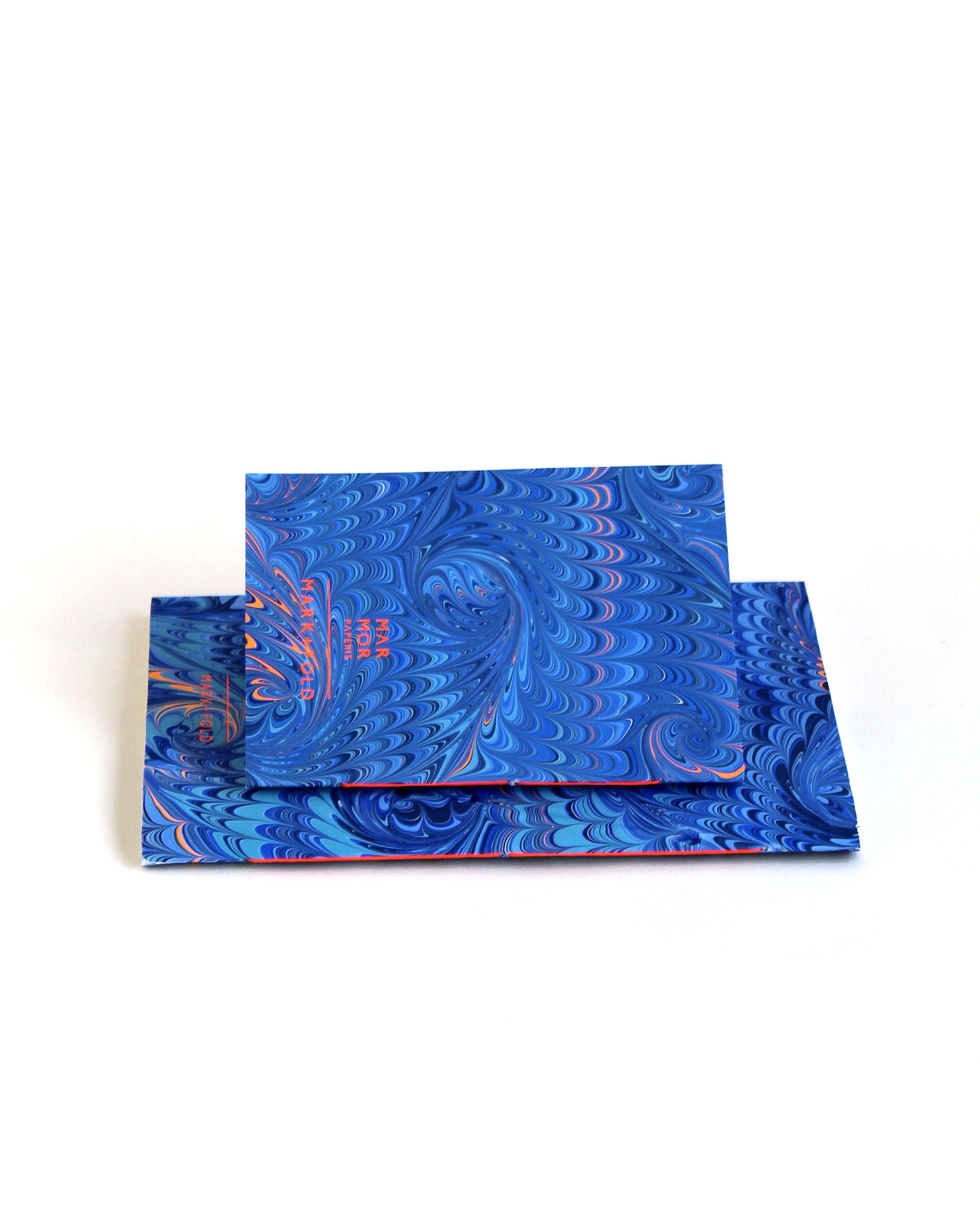 Pair of Wave Marbled Notebooks A5 & A6