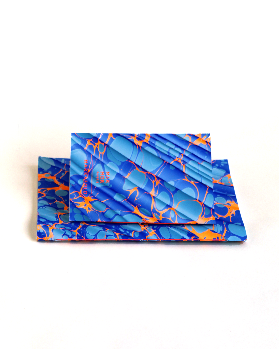 Pair of Rockpool Marbled Notebooks A5 & A6