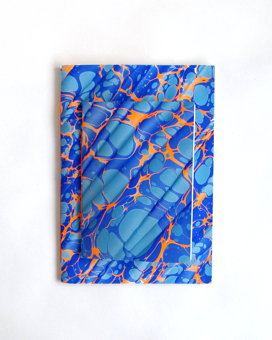 Pair of Rockpool Marbled Notebooks A5 & A6