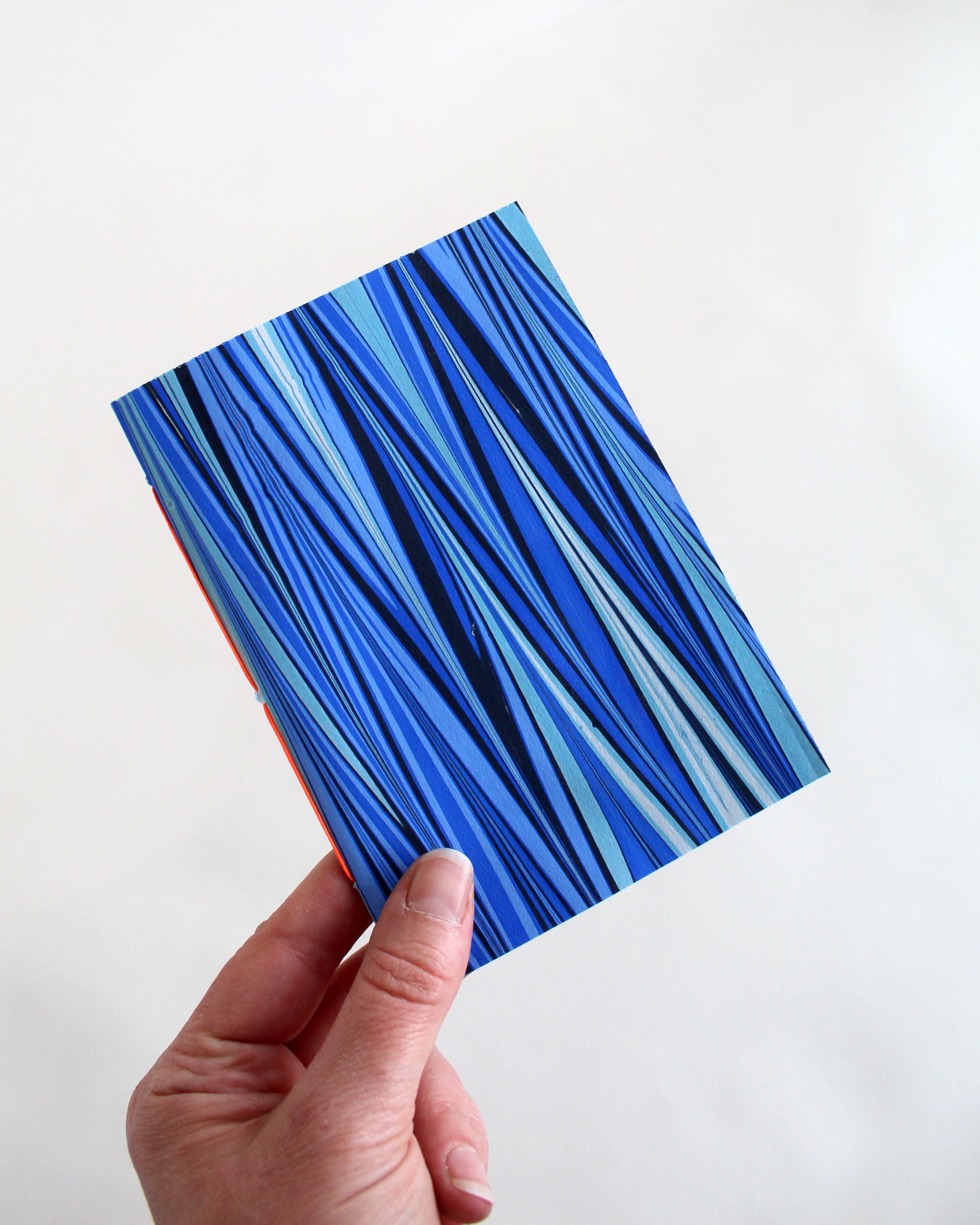 Pair of Tide Marbled Notebooks A5 & A6