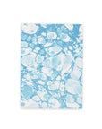 Medium Marbled Journal - Powder Blue Italian Vein