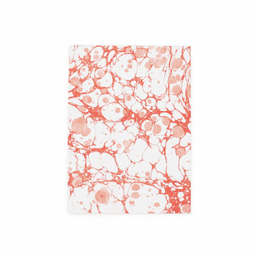 Medium Marbled Journal - Coral Italian Vein