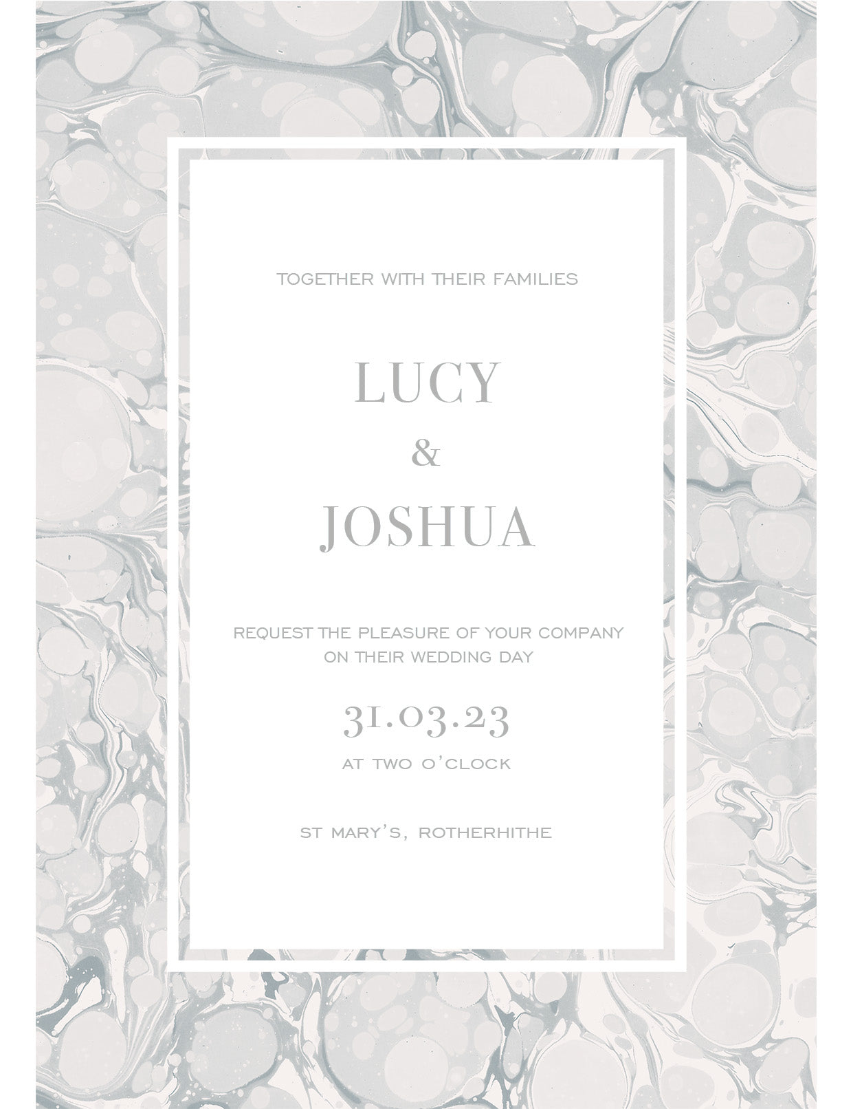 Wedding Invitation - Lunaria