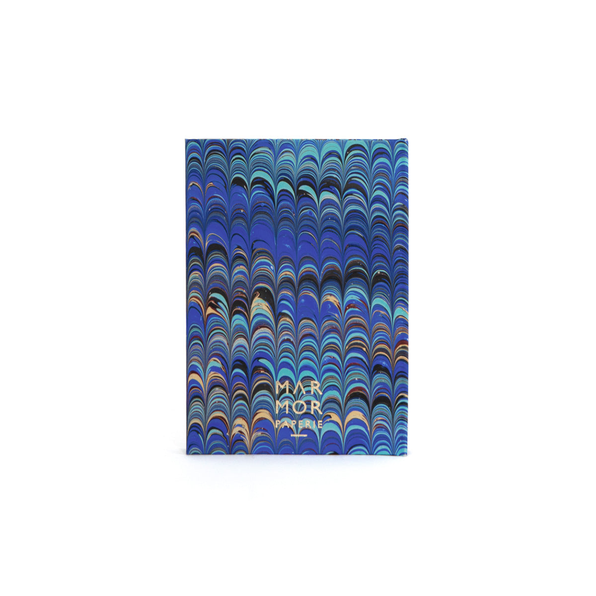 Marbled Journal - Indigo & Wine