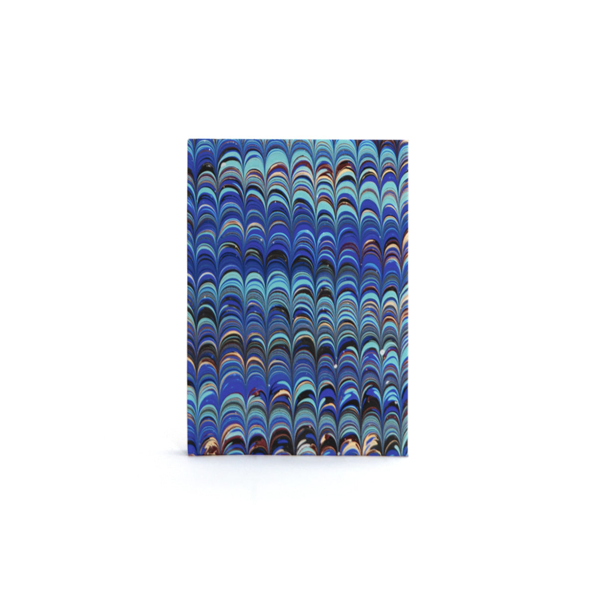 Marbled Journal - Indigo & Wine