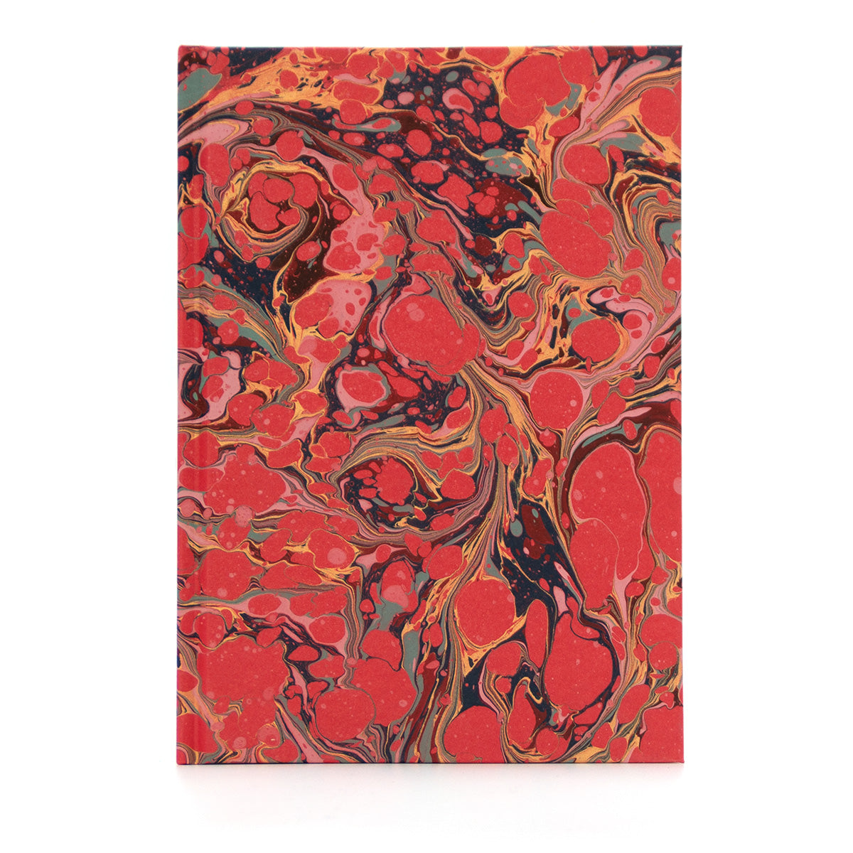Marbled Journal - Stone in Reds