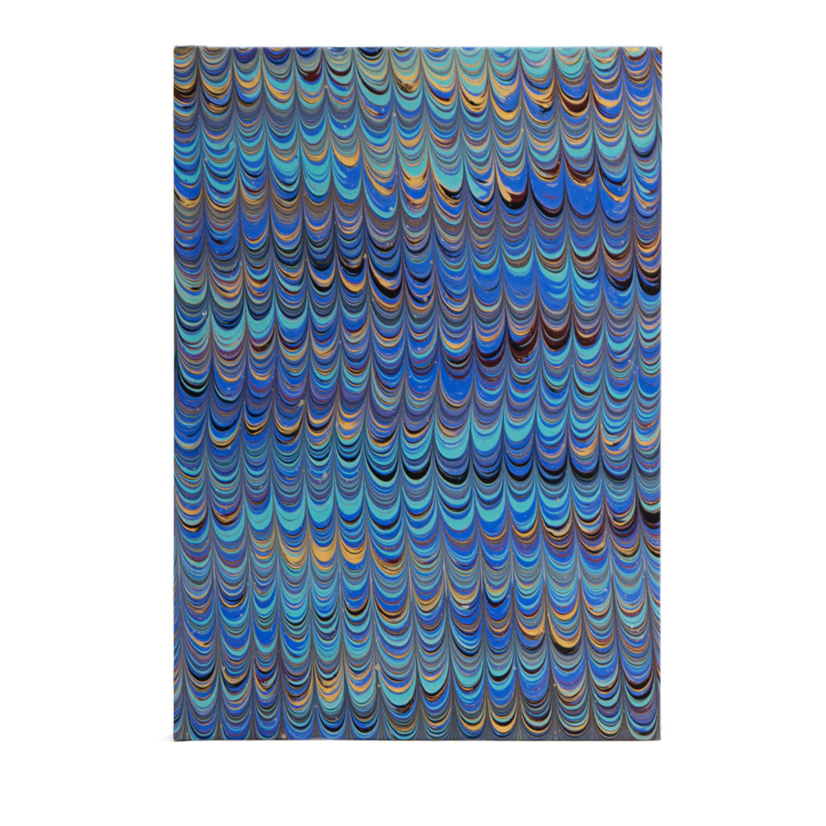 Marbled Journal - Indigo & Wine