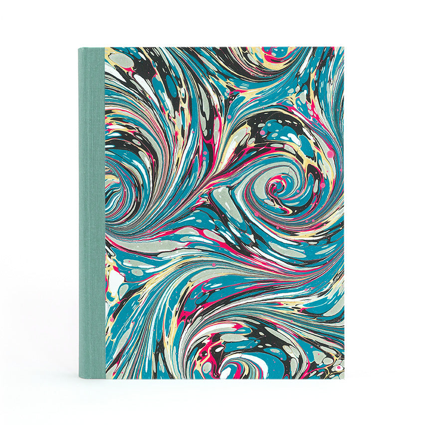 Marbled A4 Photo Album - Abalone Swirl