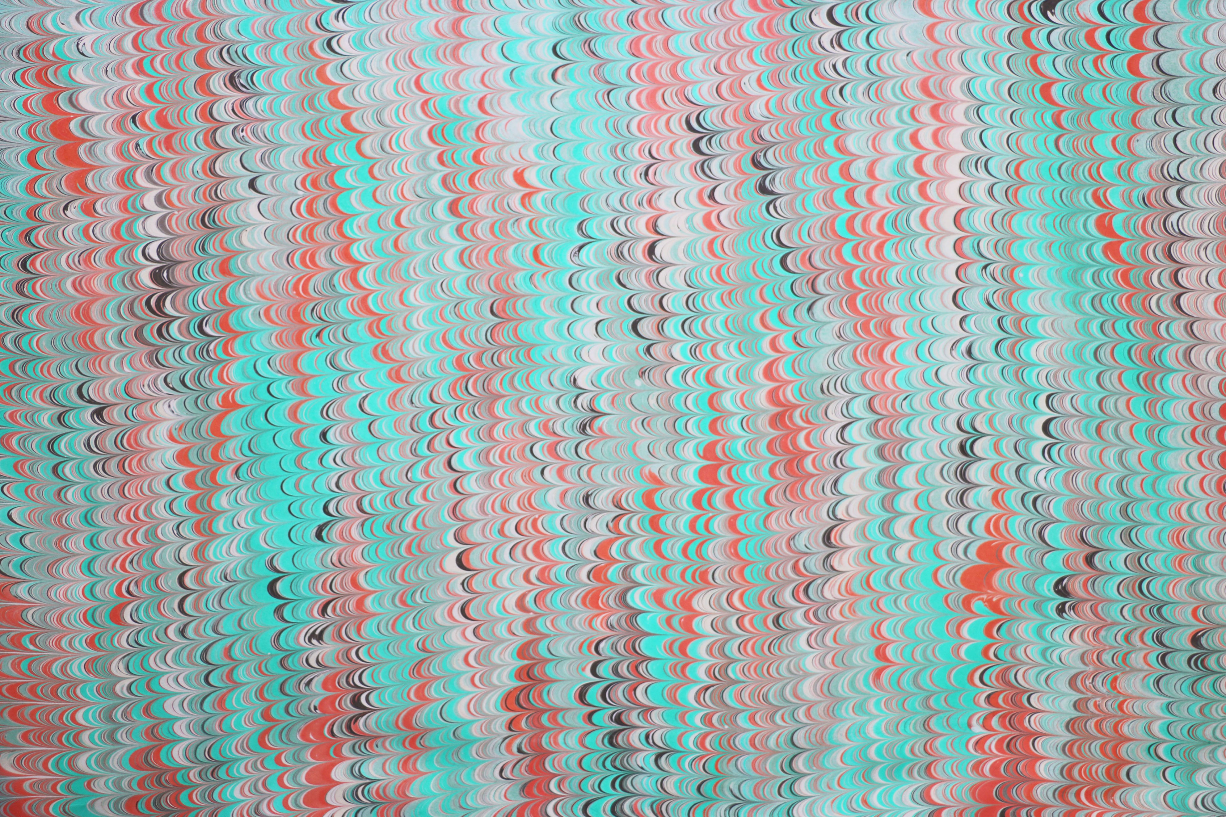 Large Sheet - Pink & Aqua in Non-Pareil