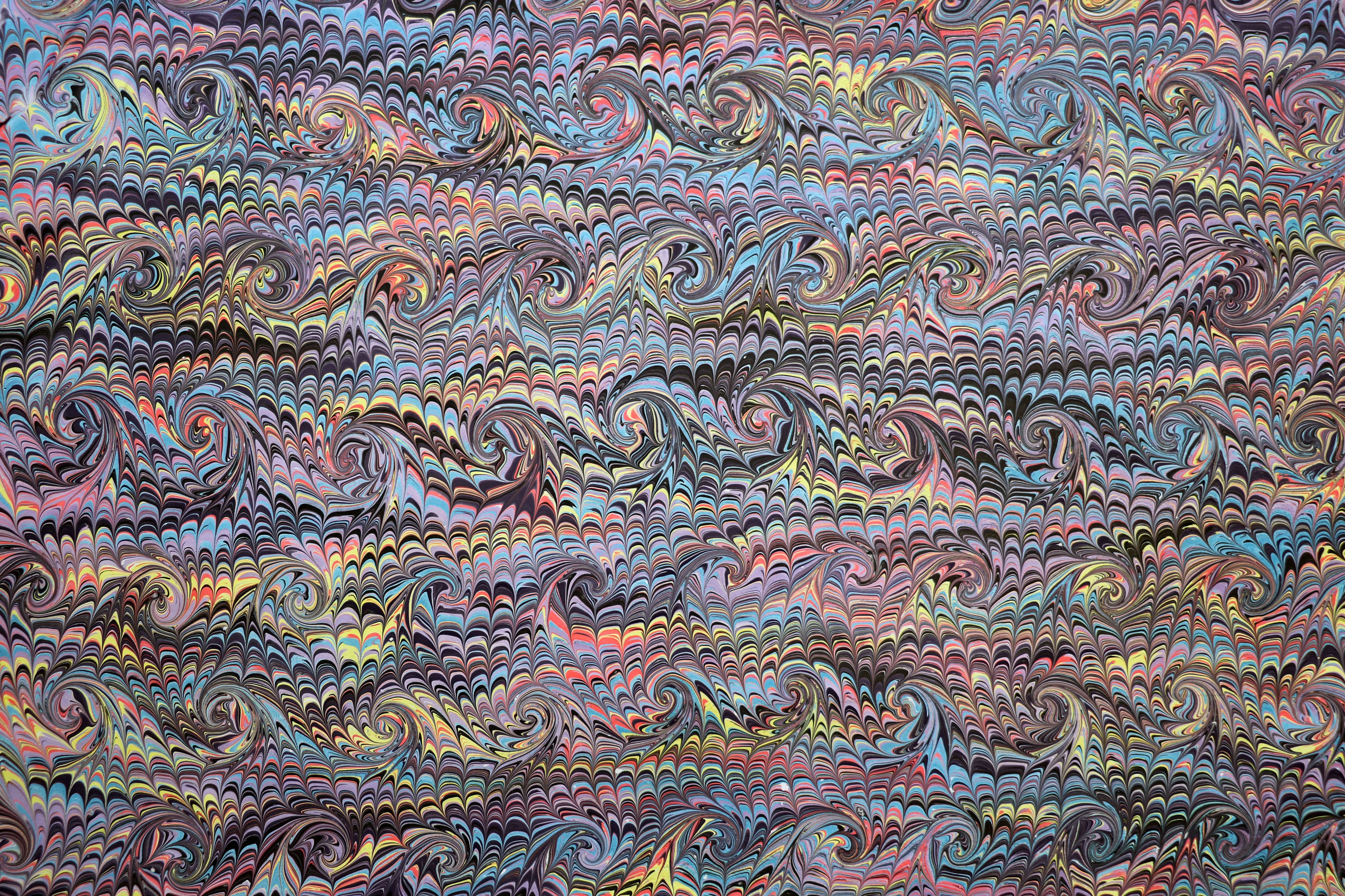 Large Sheet - Purple Galaxy in French Swirl