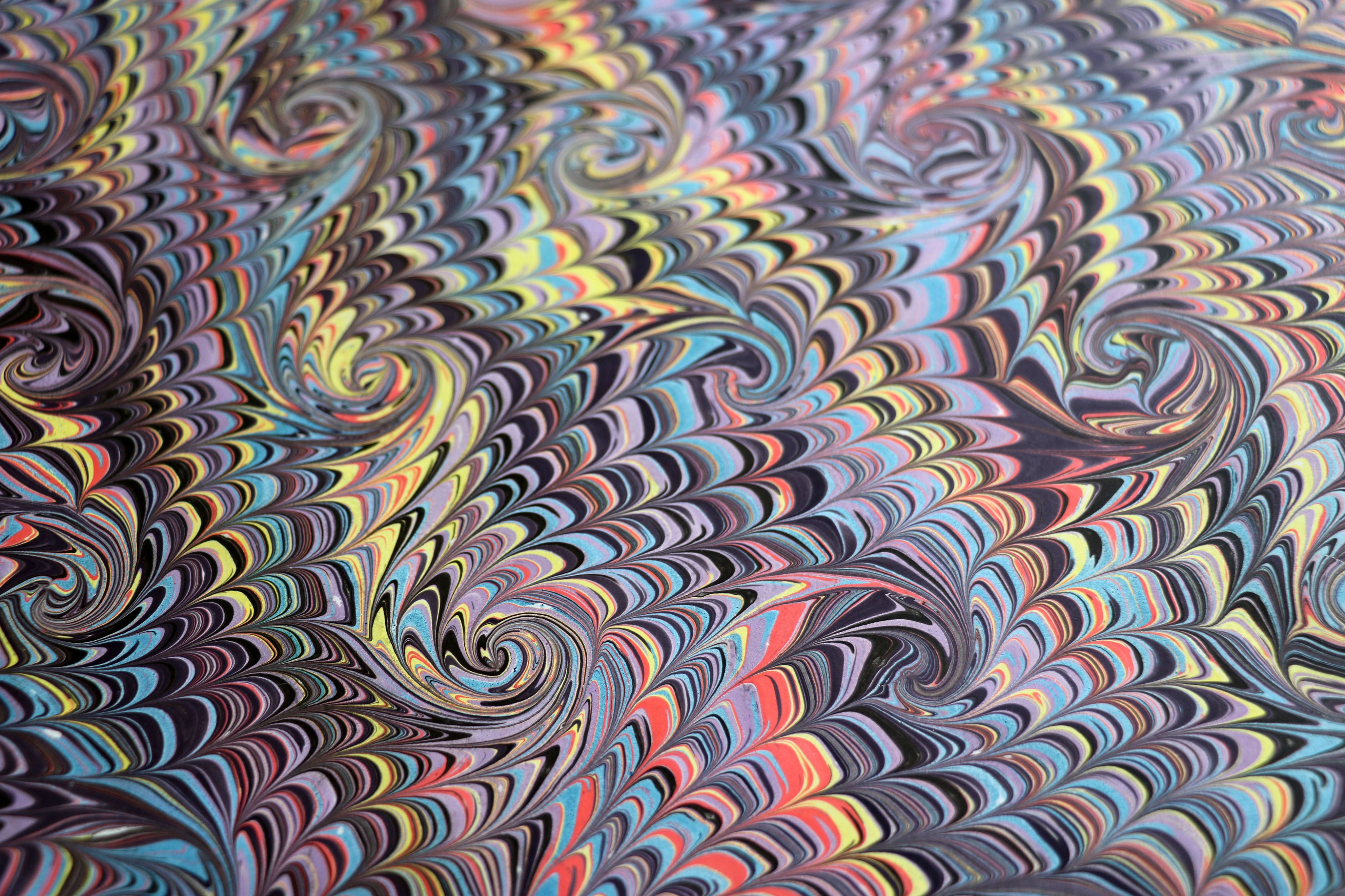 Large Sheet - Purple Galaxy in French Swirl