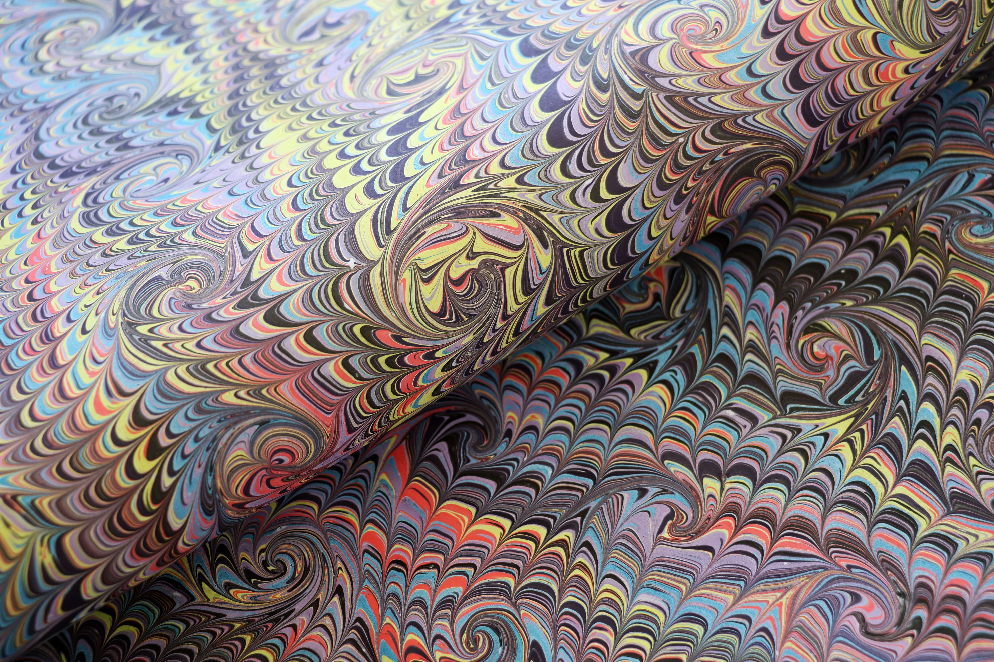 Large Sheet - Purple Galaxy in French Swirl