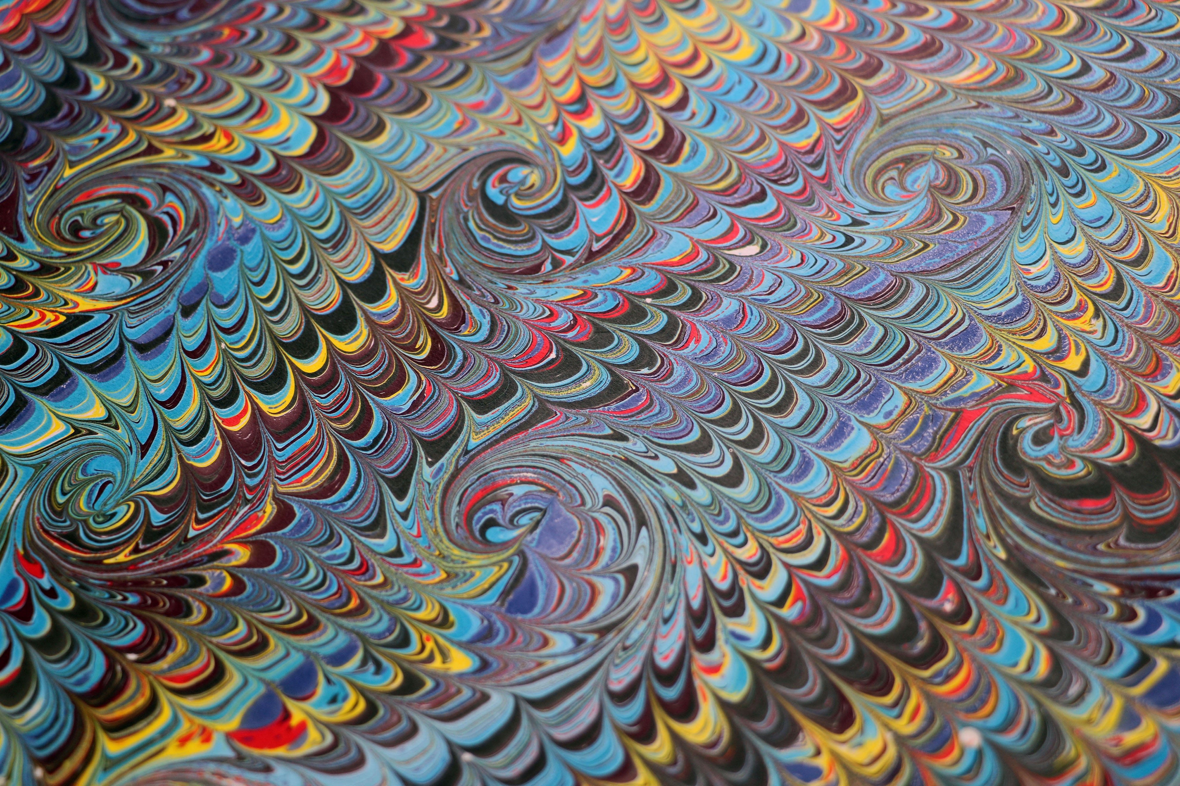 Large Sheet - Blue Galaxy in French Swirl