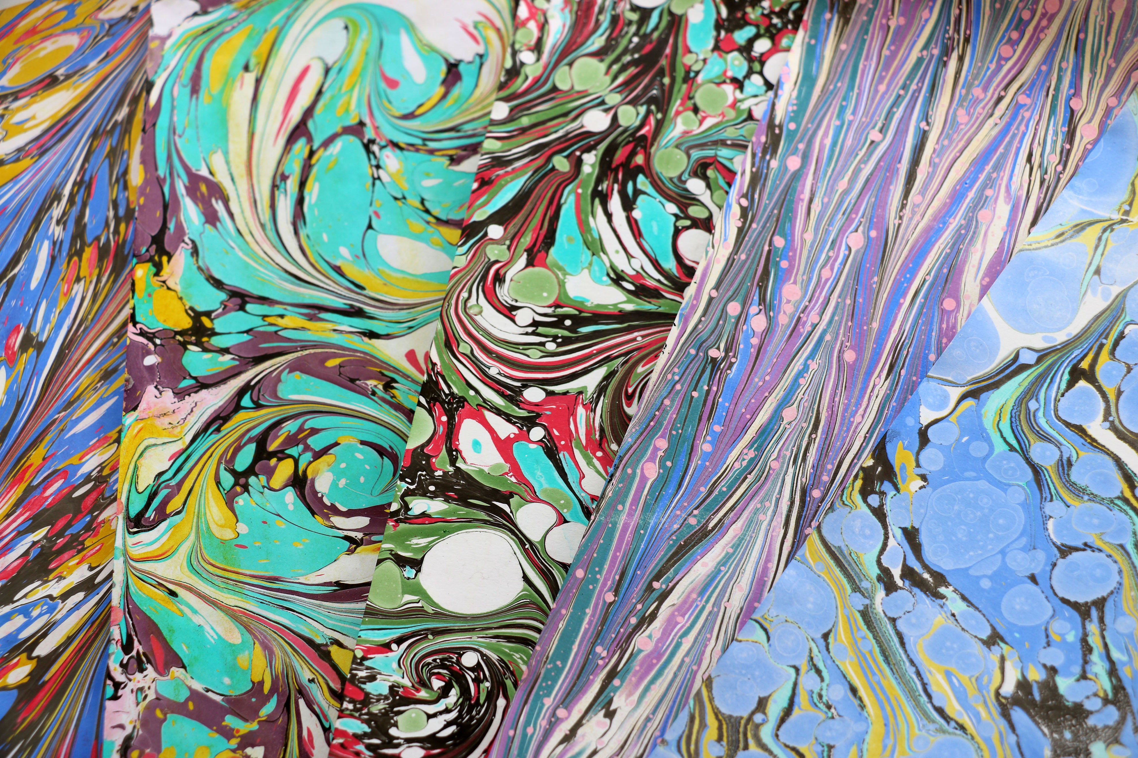 Set of 5 Papers (A4) - Multicoloured