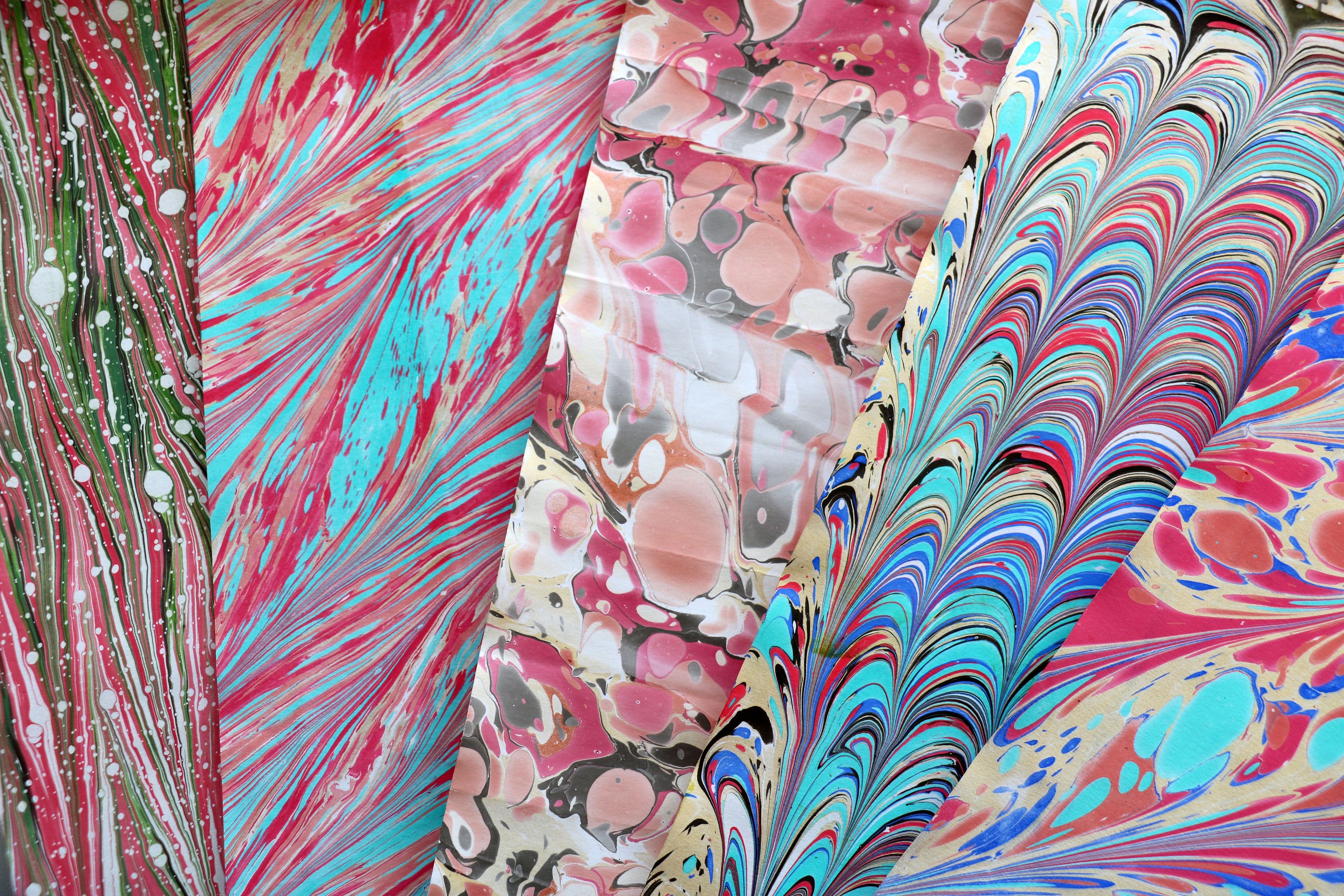 Set of 5 Papers (A4) - Pink