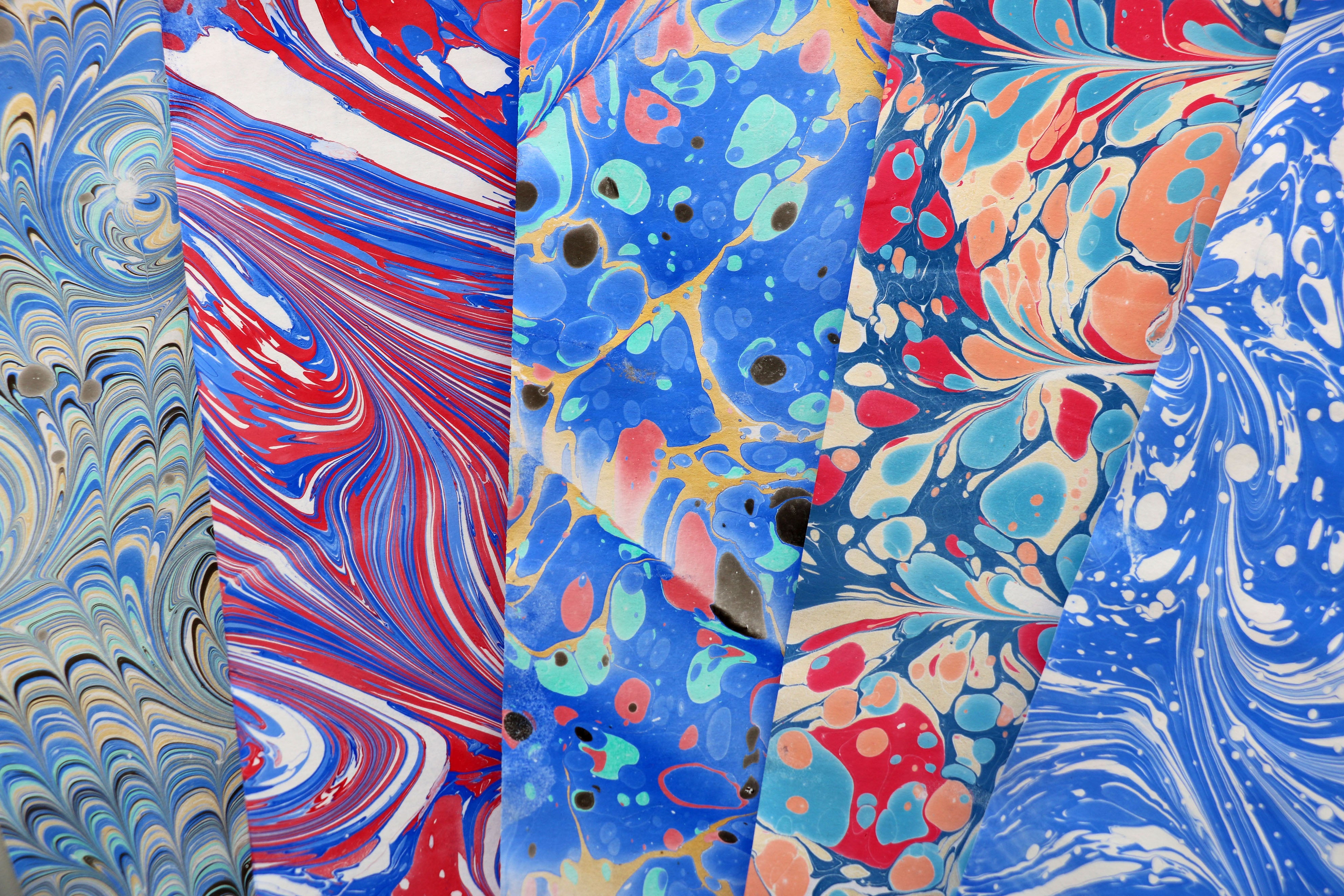 Set of 5 Papers (A4) - Blue