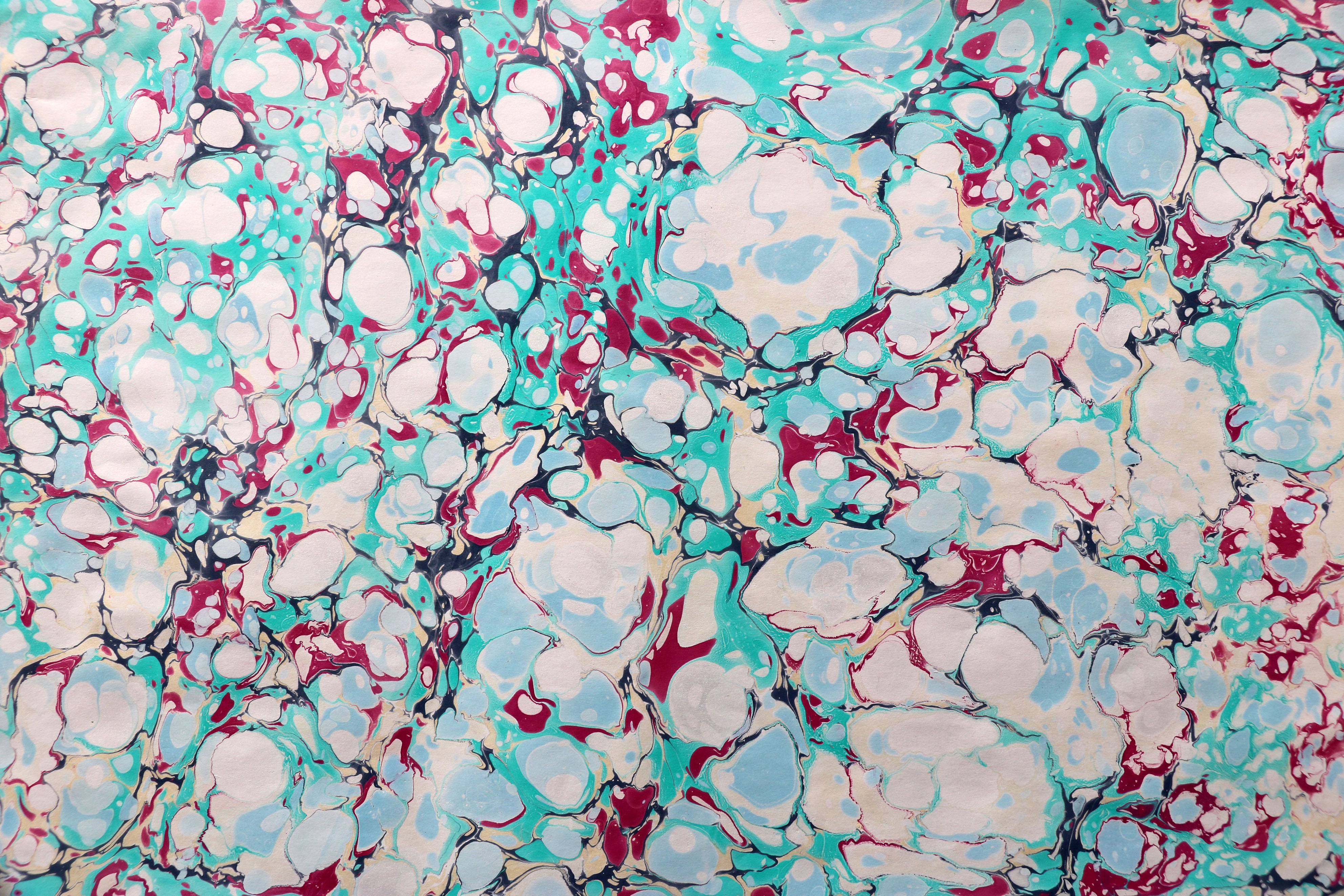 Set of 4 Papers (A3) - Aqua