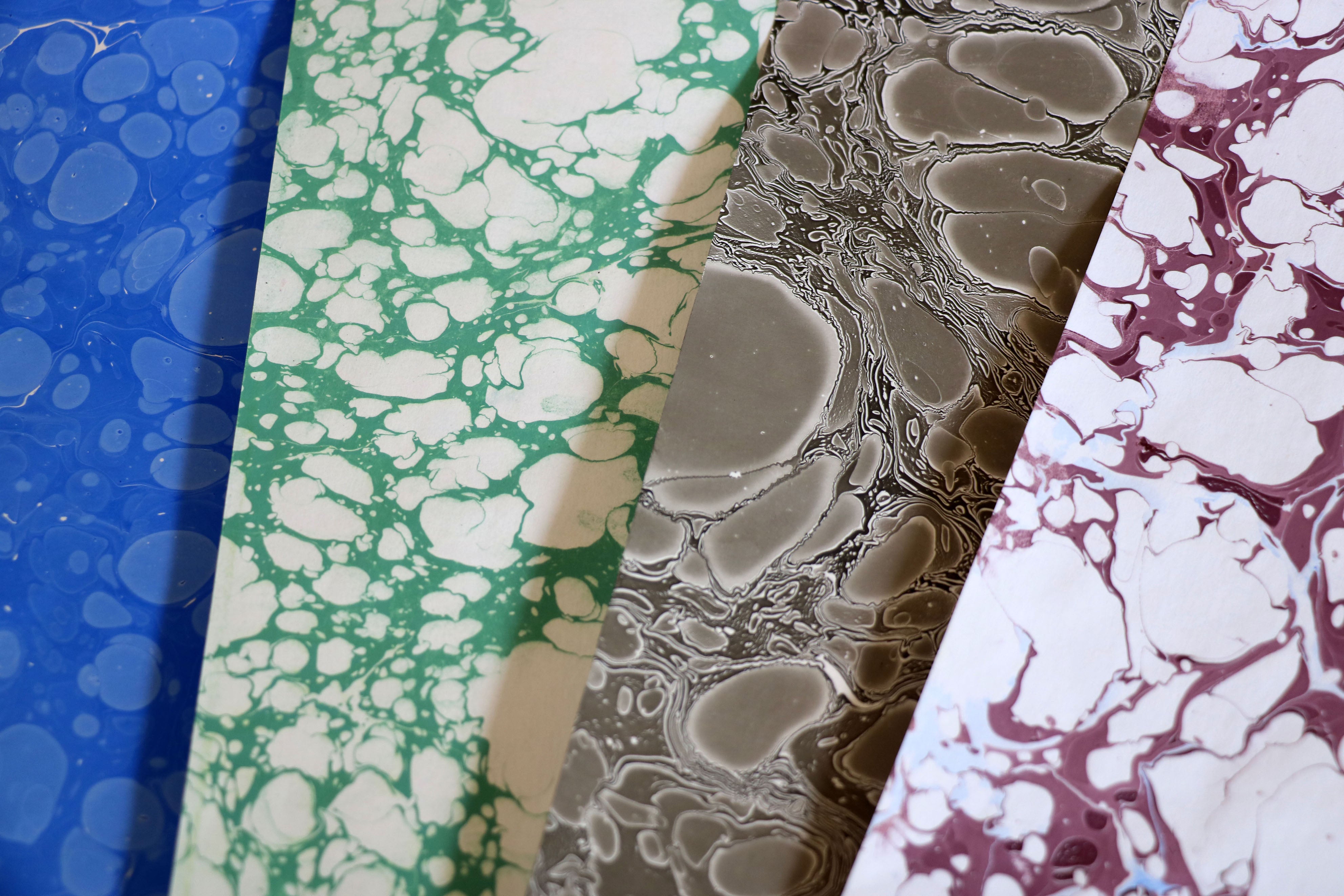 Set of 4 Papers (A3) - Stone & Italian Vein