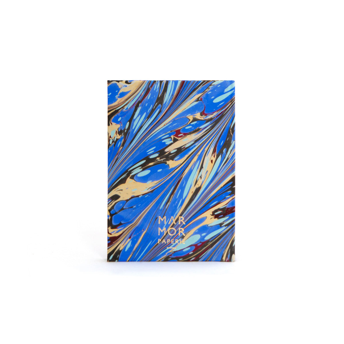 Marbled Journal - Indigo & Wine