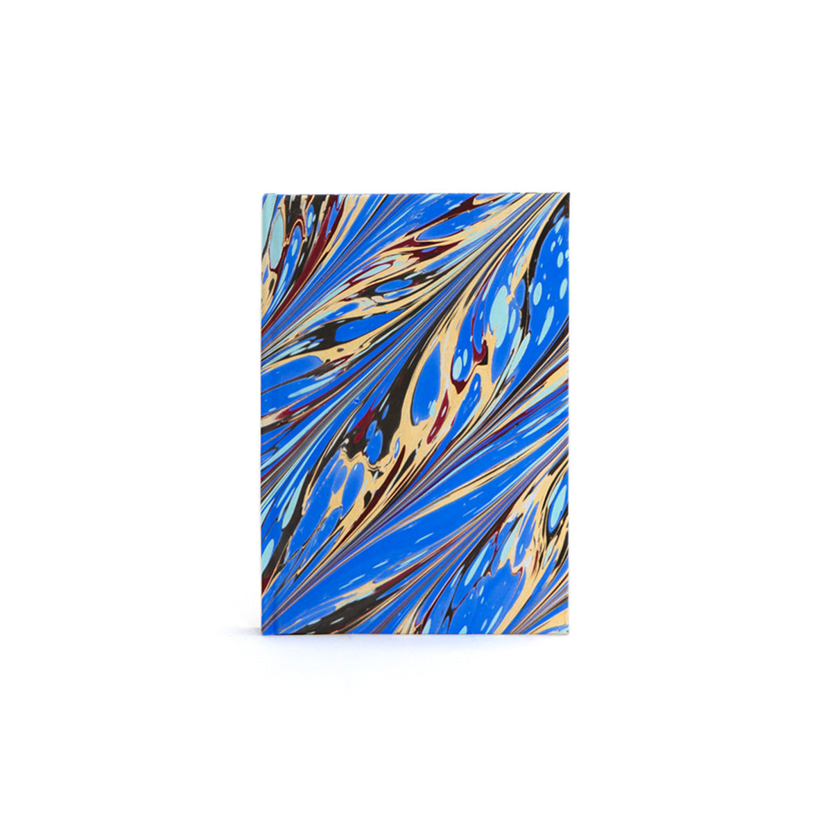 Marbled Journal - Indigo & Wine