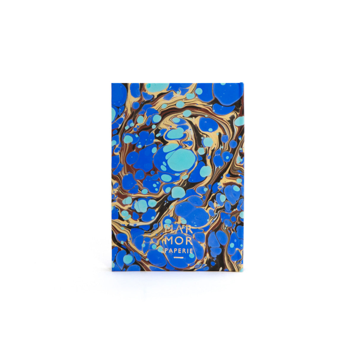 Marbled Journal - Indigo & Wine