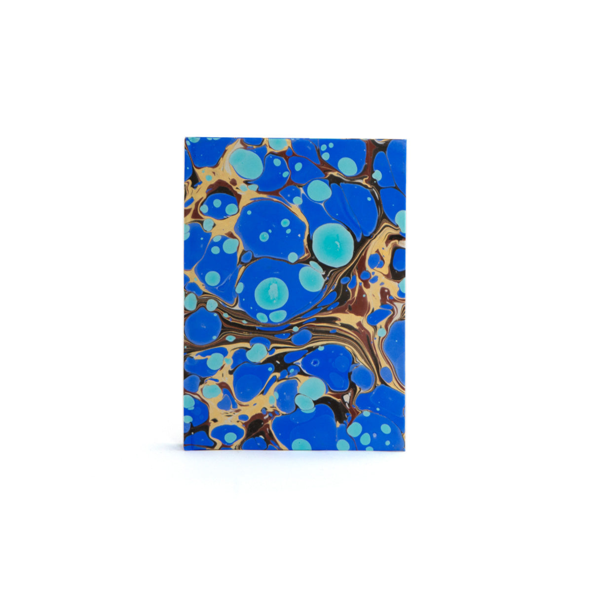 Marbled Journal - Indigo & Wine