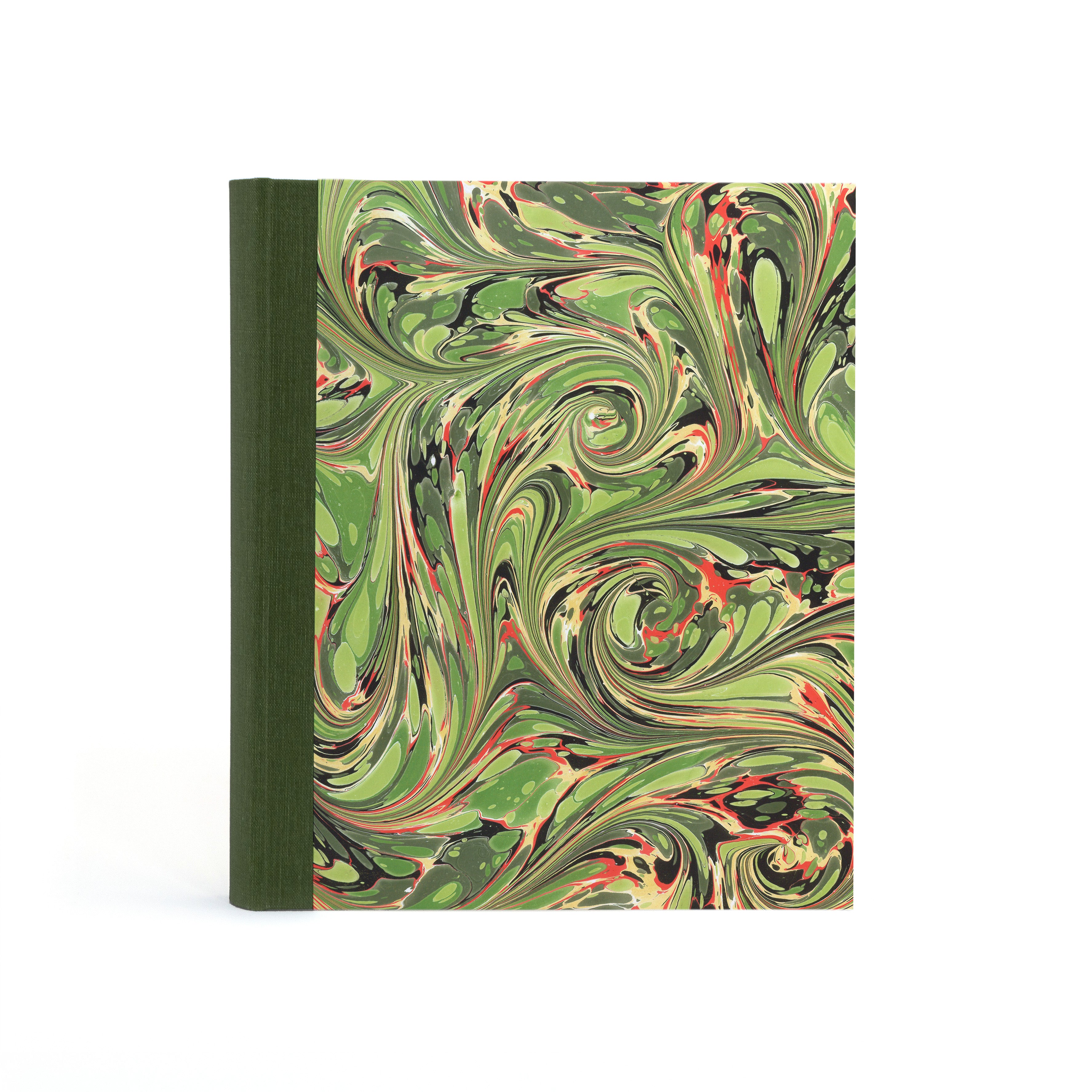 Marbled Photo Album - Green, Gold & Pink
