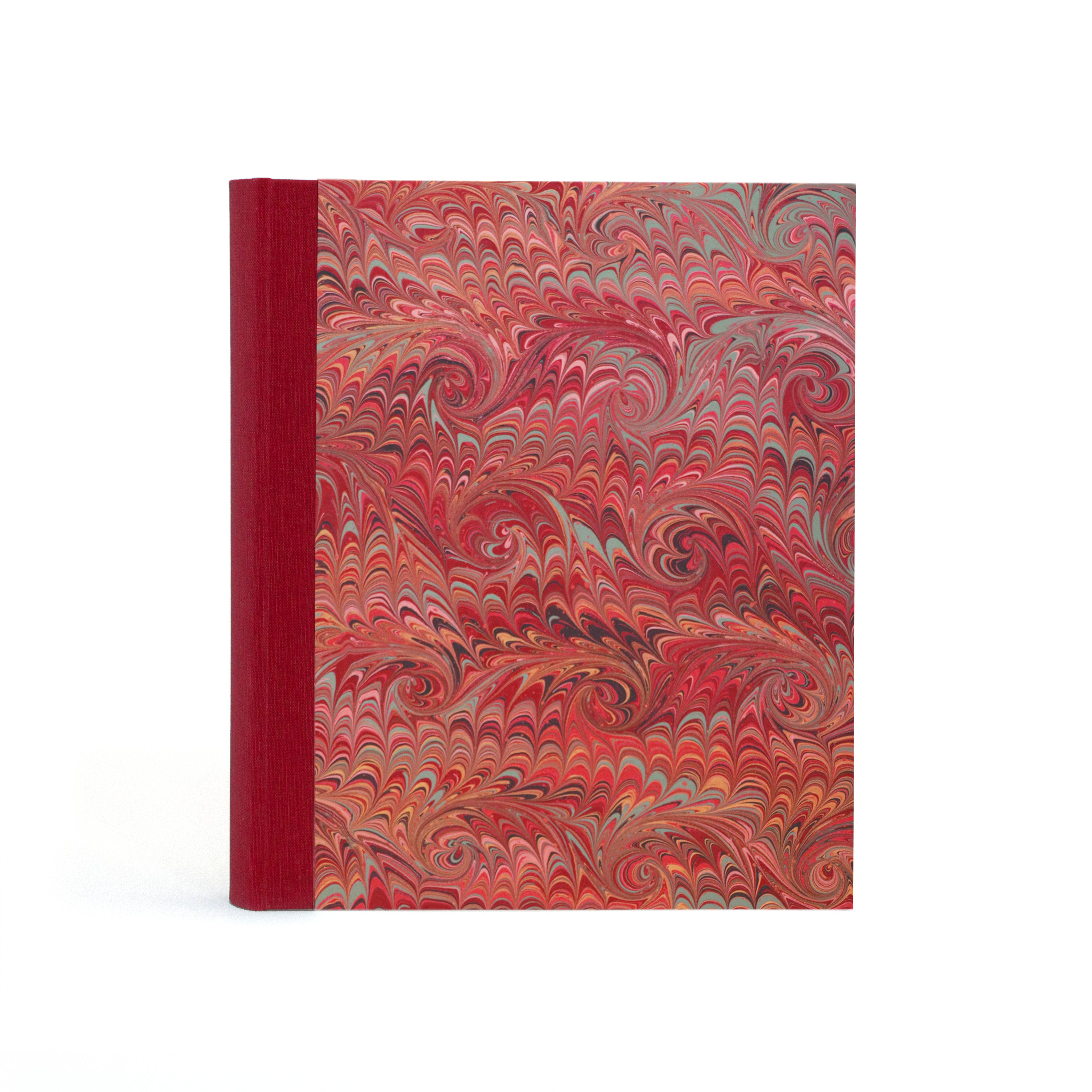 Marbled Photo Album - Red