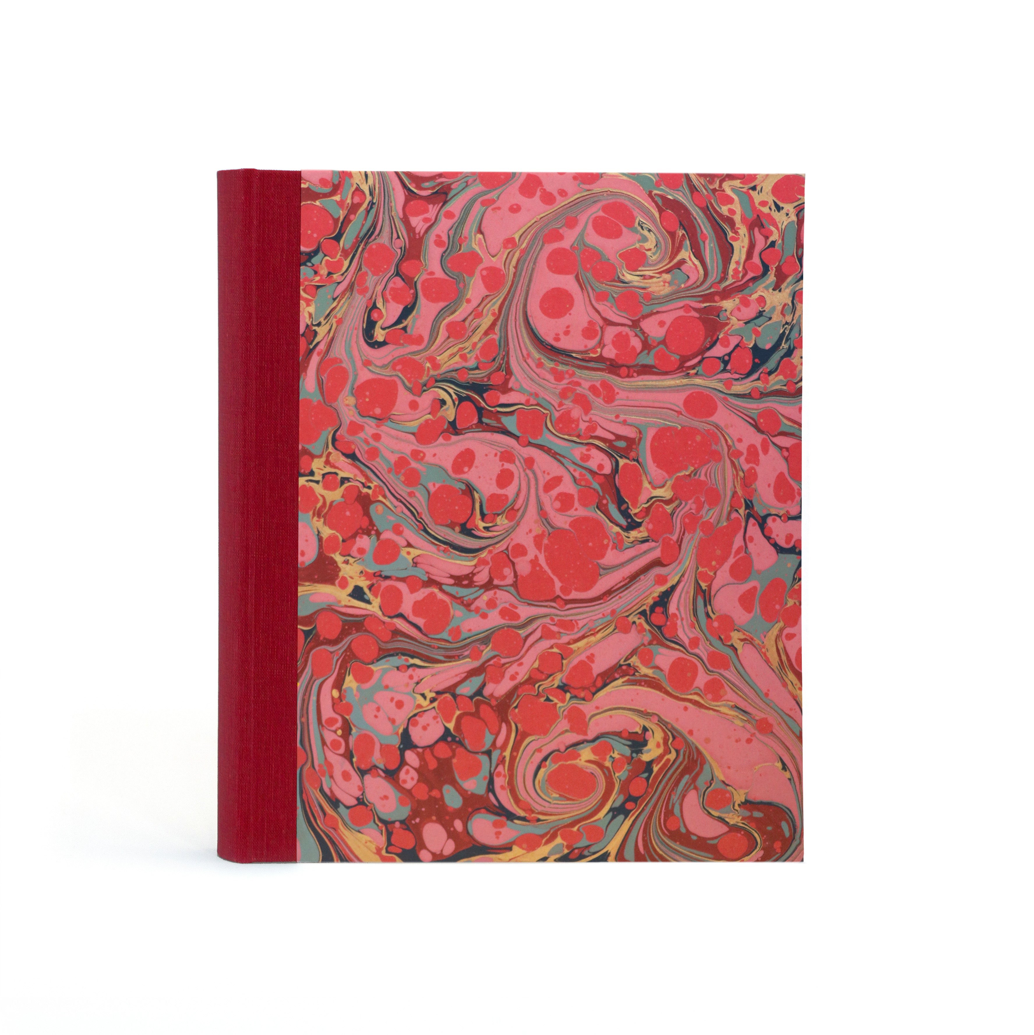 Marbled Photo Album - Red