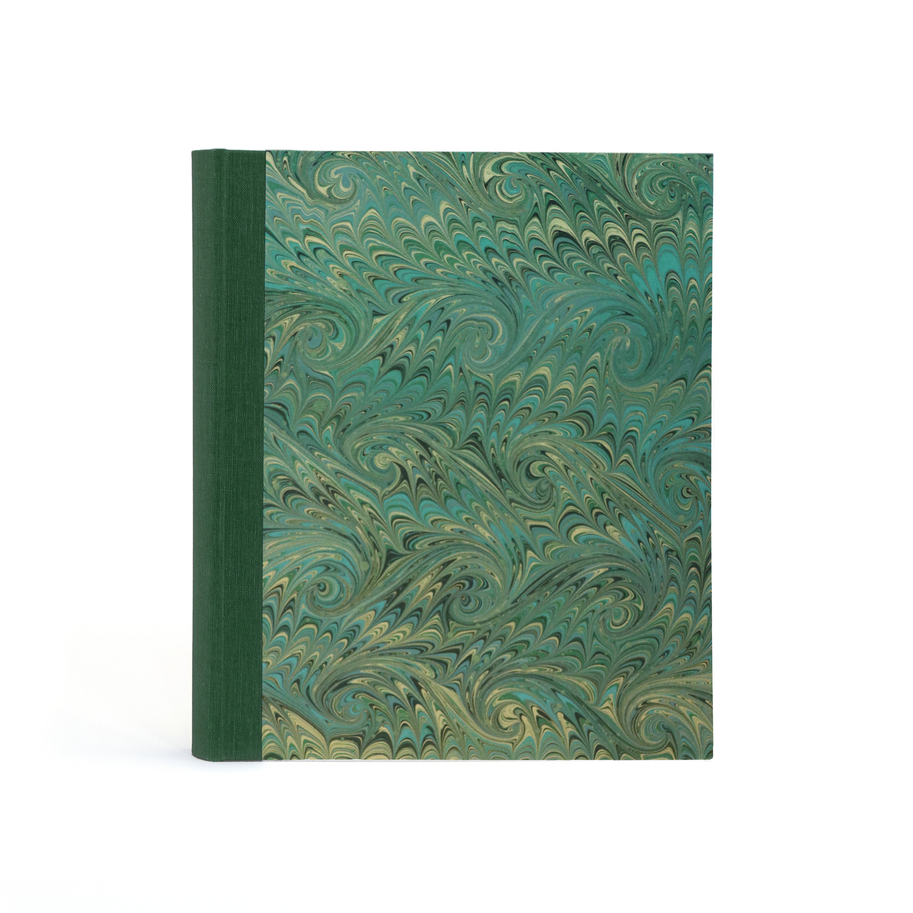 Marbled Photo Album - Dark Green