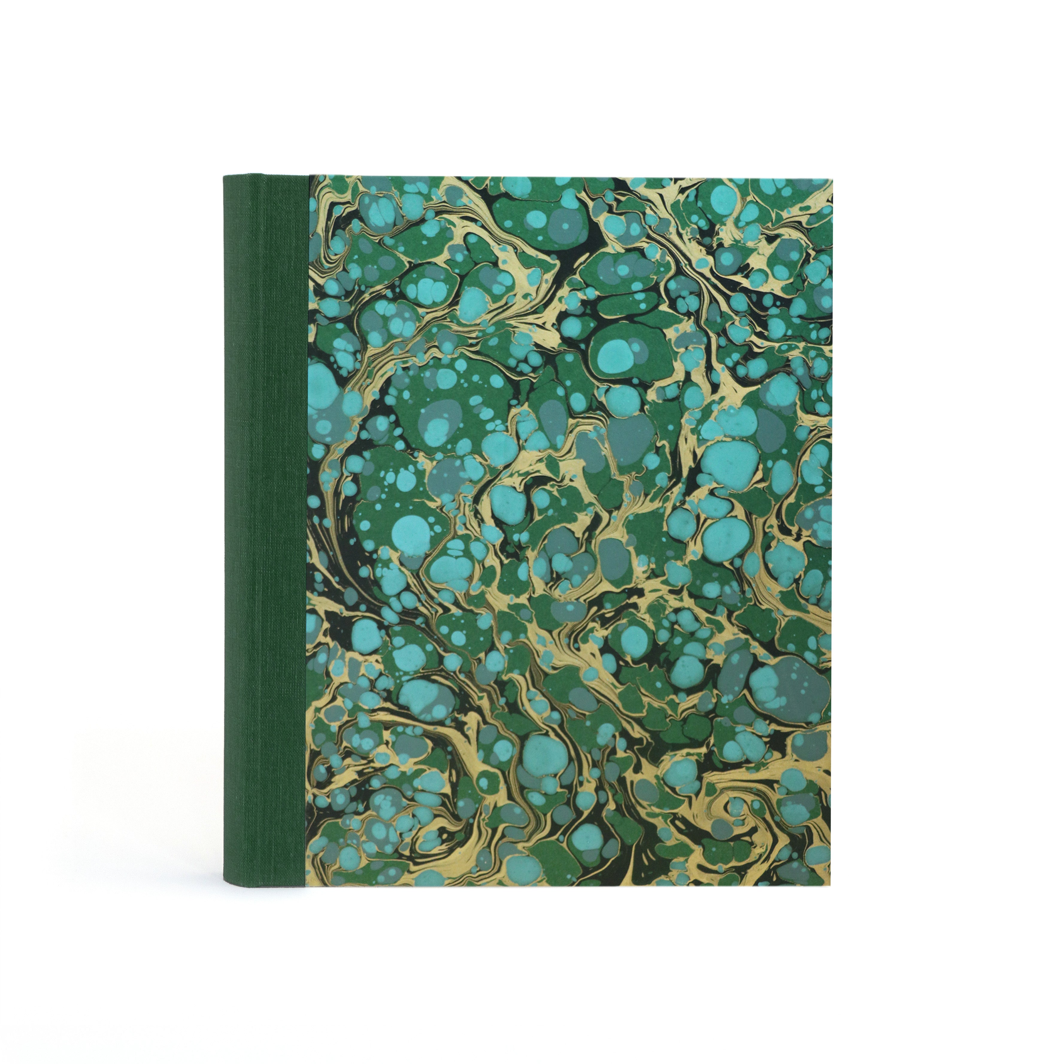 Marbled Photo Album - Dark Green